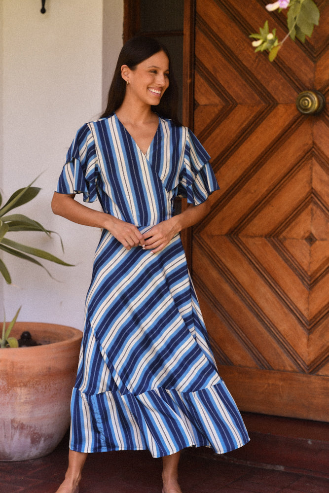 Vestido Liguria Azul