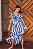 Vestido Filomena Azul