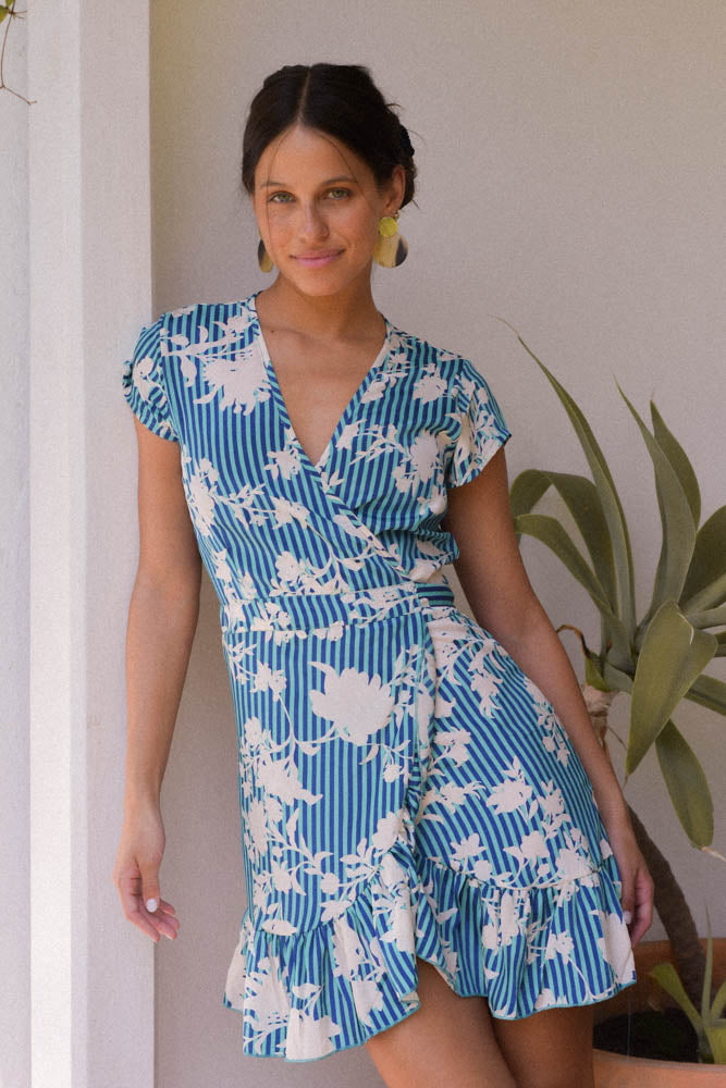 Vestido Portimao Azul