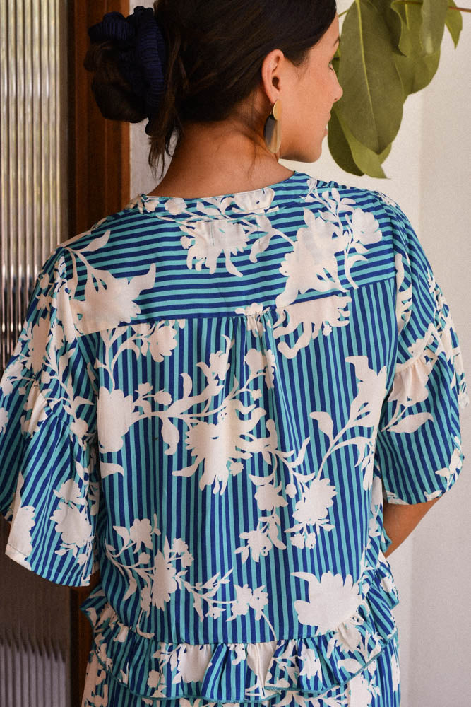Blusa Rufina Azul