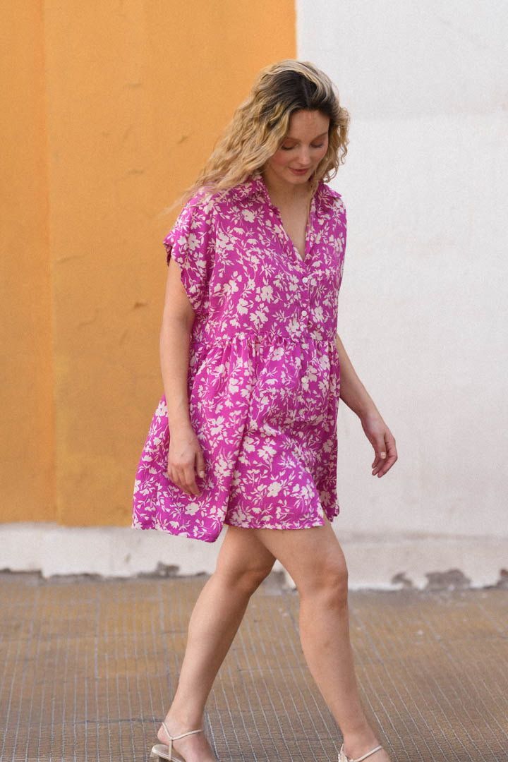 Vestido Eloisa Fucsia