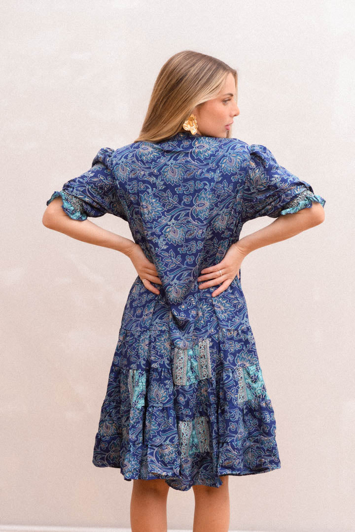 Vestido Anaya Azul Marino