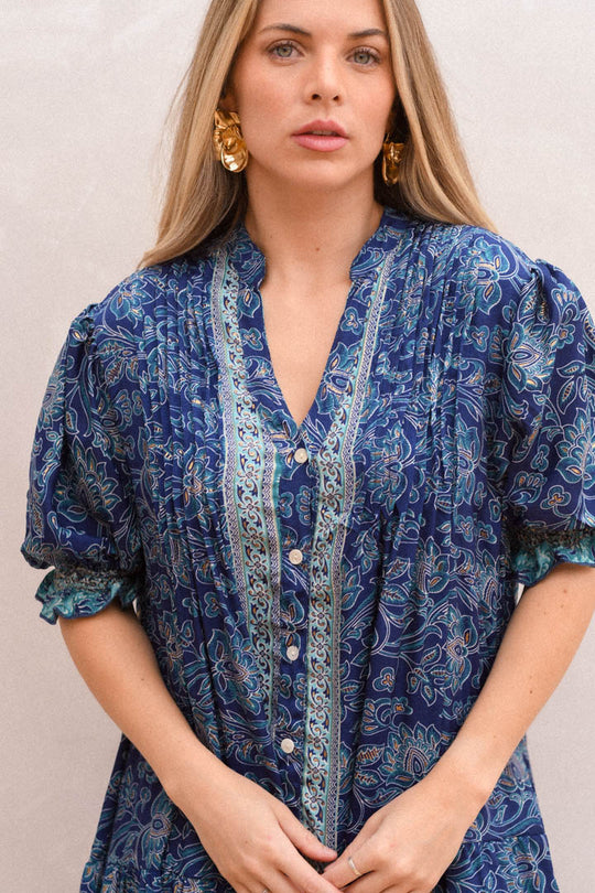 Vestido Anaya Azul Marino