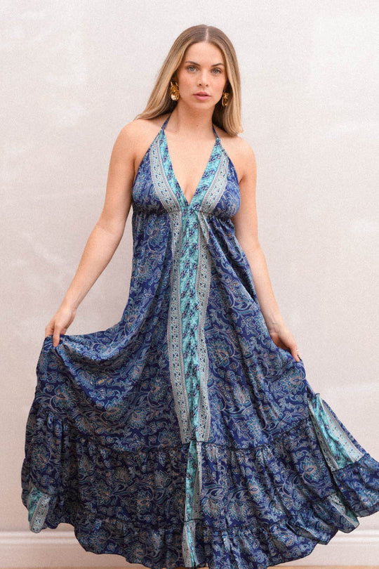 Vestido Udaipur Azul Marino