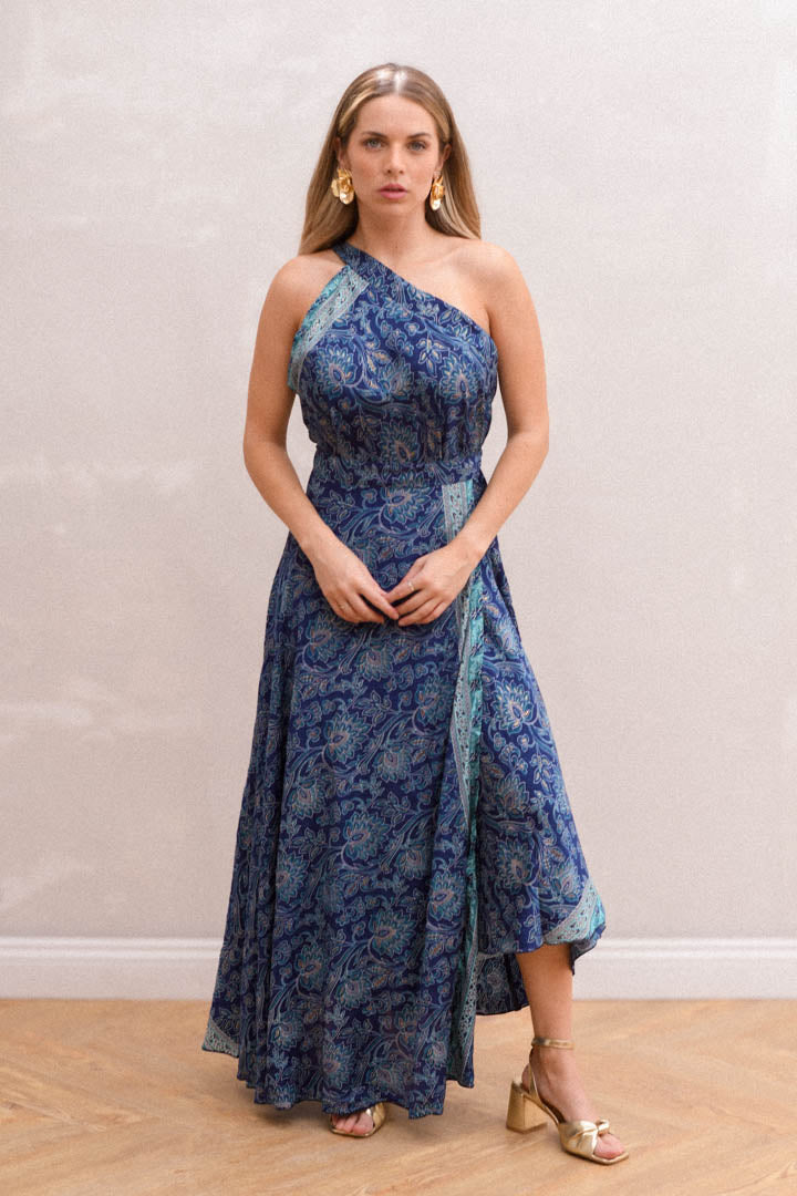 Falda Padang Azul Marino