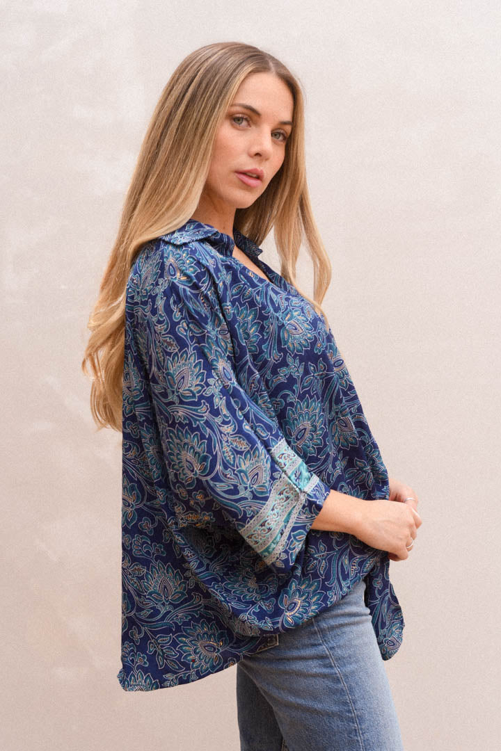 Blusa Marina Azul Marino