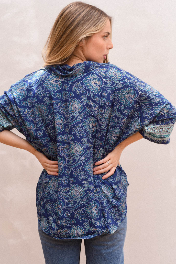 Blusa Marina Azul Marino