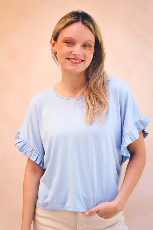 Polera Vera Celeste