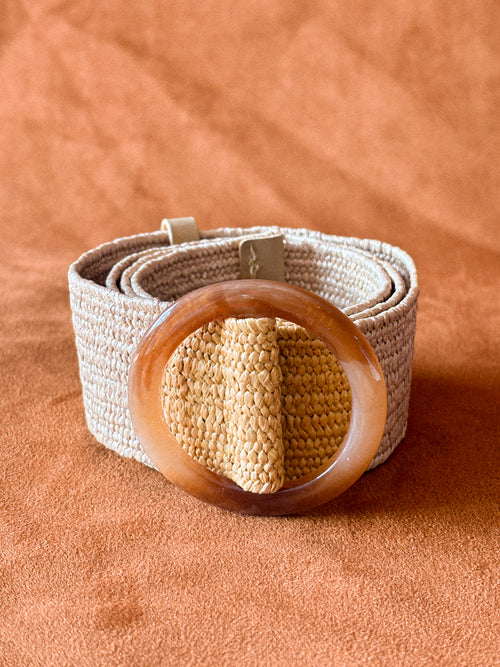 CINTURON REBE BEIGE
