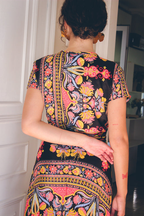 Vestido Envolvente Negro