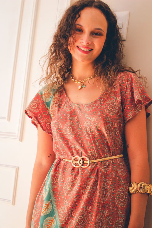 Vestido Clarita Cafe