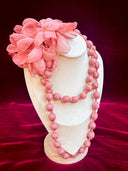 Collar Tela Rosa