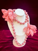 Collar Tela Rosa