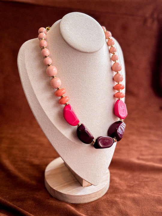 COLLAR DEGRADÉ FUCCIA