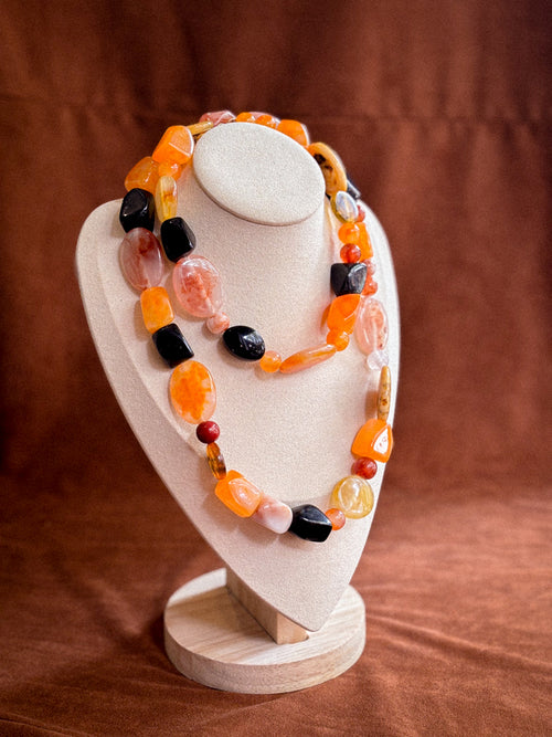 COLLAR MIX NARANJO
