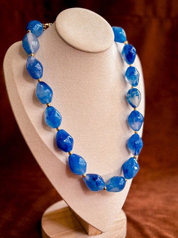 COLLAR PIEDRAS AZUL