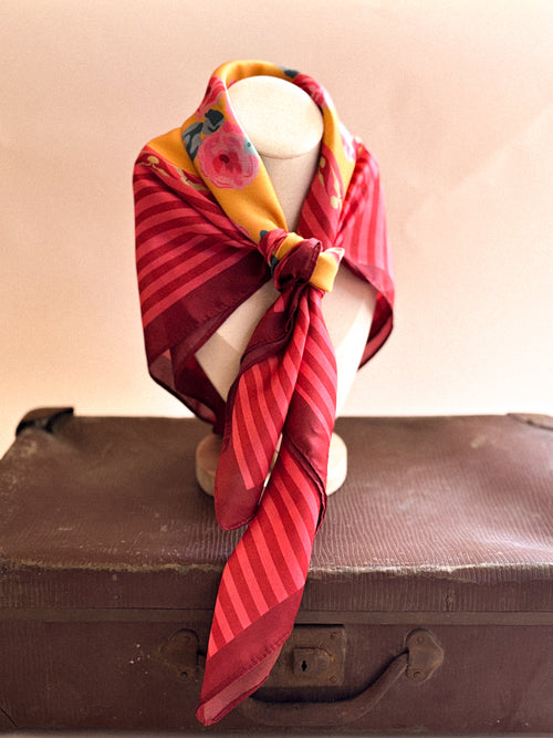 Pañuelo Rayas Rojo