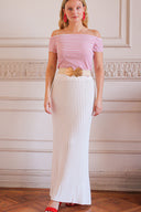 Falda Sevilla Tejida Blanca