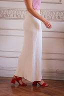 Falda Sevilla Tejida Blanca
