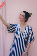 Vestido Mediterraneo Azul