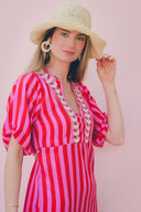 Vestido Mediterraneo Fuccia