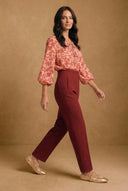 Pantalón Ana Burdeo