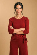 Polera Nudo Burdeo