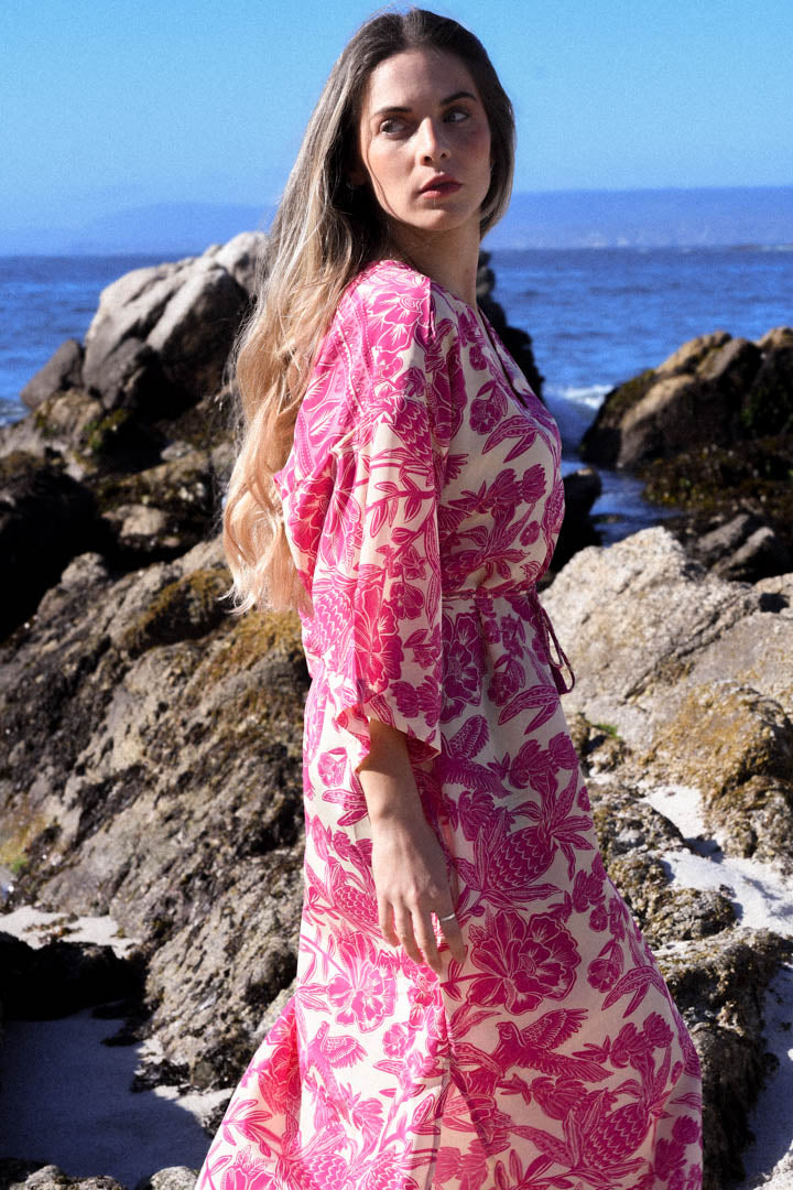 Vestido Egeo Magenta