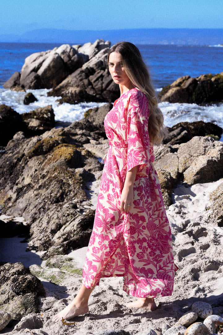 Vestido Egeo Magenta