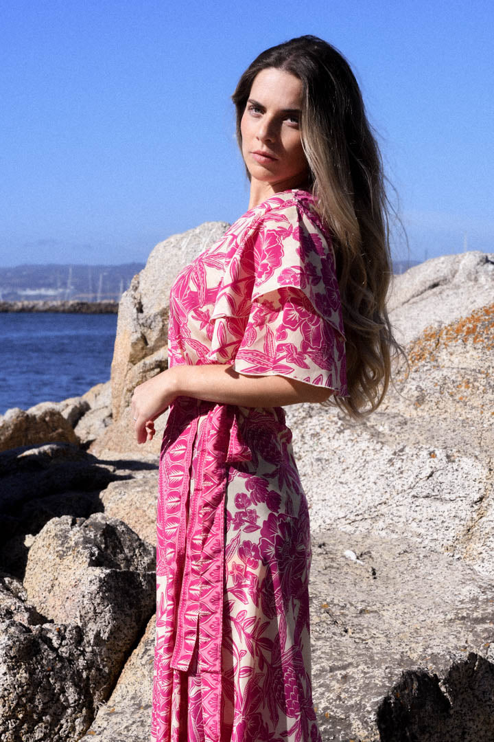 Vestido Liguria Magenta