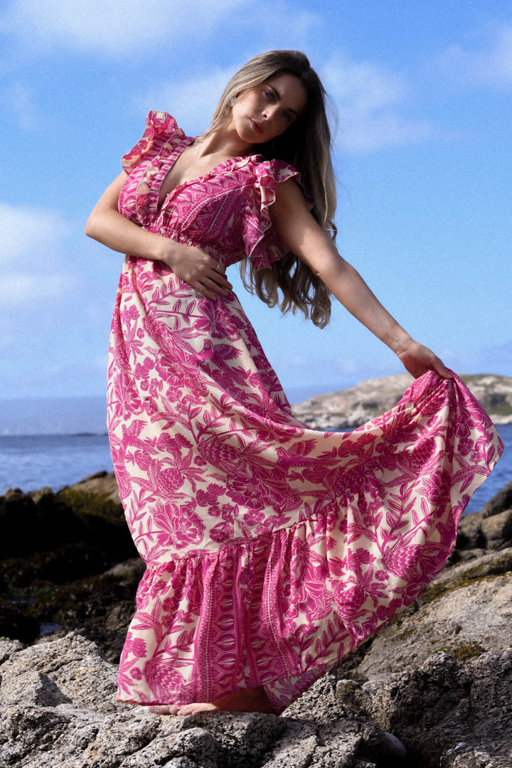 Vestido Riana Magenta