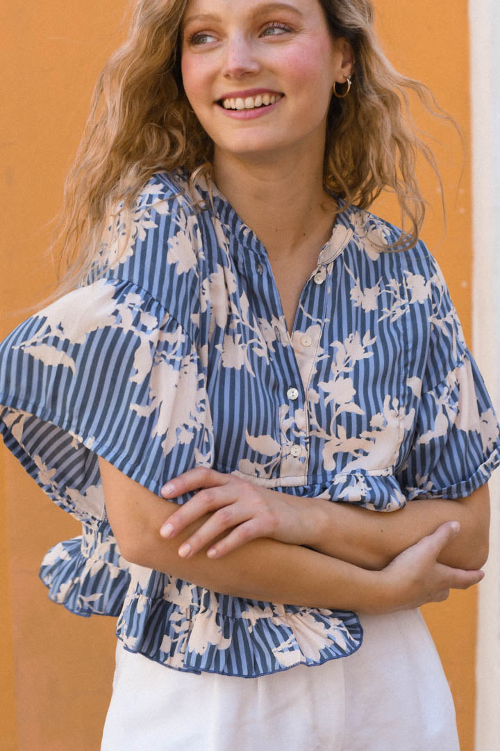 Blusa Rufina Celeste