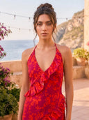 Vestido Inés Fucsia