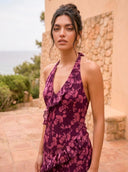 Vestido Inés Morado