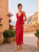 Vestido Inés Fucsia