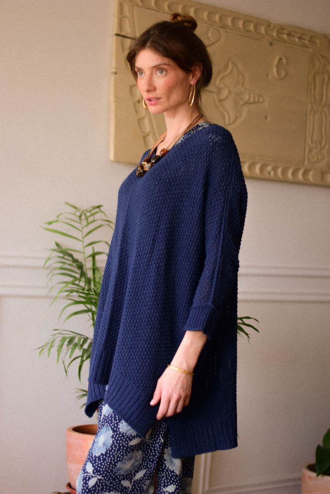 Tejido Cataluña Azul