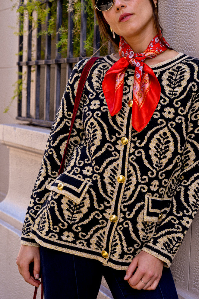Tejido Constance Negro