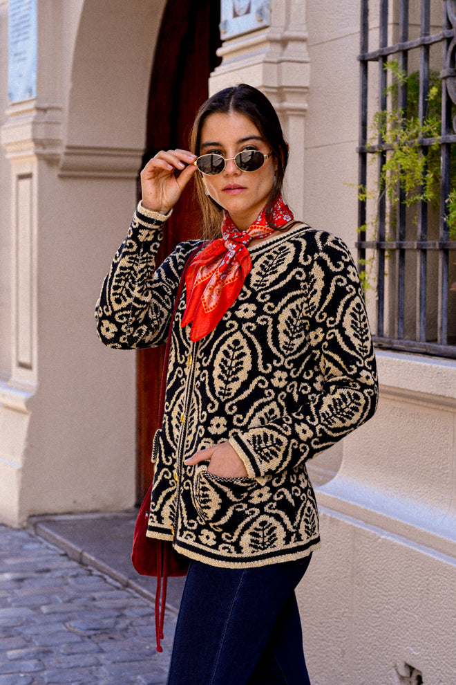 Tejido Constance Negro