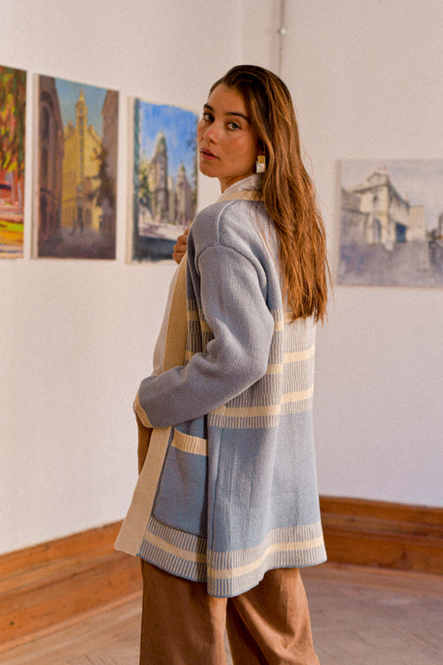 Tejido Eleanor Celeste