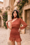 Vestido Oporto Terracota