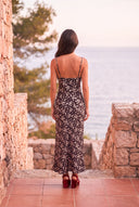 Vestido Valentina Print Negro