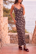 Vestido Valentina Print Negro