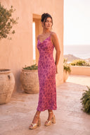 Vestido Valentina Print Magenta