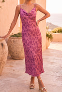 Vestido Valentina Print Magenta