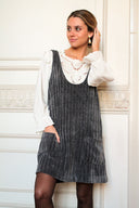 Vestido Vintage Gris