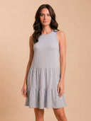 Vestido Trini Celeste