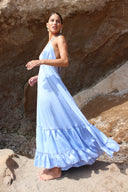 Vestido Udaipur Celeste
