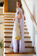 Vestido Largo Basico Lila