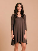 Vestido Mandala Gris Oscuro