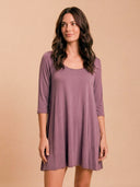 Vestido Mandala Lila Oscuro